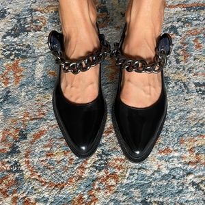 Jil sander Navy chain loafers
